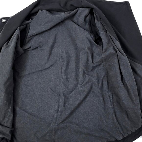 Lululemon That's A Wrap Women's Black Wrap Cardigan Thumbholes Size 8 - Picture 12 of 15